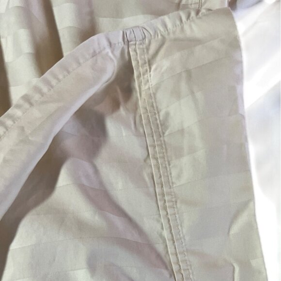 Members Mark 100% Cotton Sateen Striped Queen Flat Sheet 92b - Picture 4 of 4